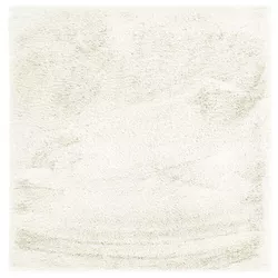 AmeliaHome Dywanik Futerko Lovika ivory, 100 x 100 cm