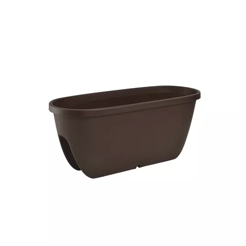 Gardenico Doniczka balkonowa na poręcz Balconia OVI brązowy, śr. 60 cm