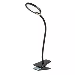 Rabalux 74199 lampa stołowa LED z klipsem Marcin, czarny