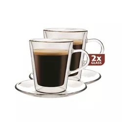 Maxxo Lungo 2-częściowy zestaw szklanek termicznych, 220 ml