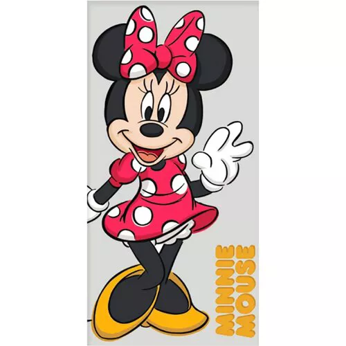 Ręcznik kąpielowy dla dzieci Wesoła Minnie, 70 x 140 cm