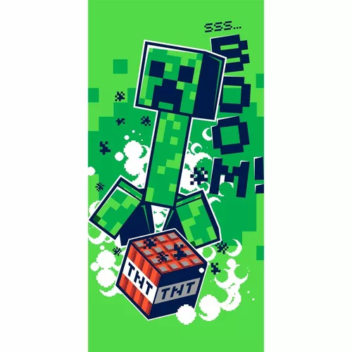 Ręcznik kąpielowy Minecraft Boom, 70 x 140 cm