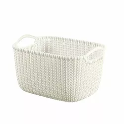 Curver Pojemnik do przechowywania Knit 8 l, kremowy