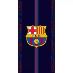 Ręcznik piłkarski FC Barcelona Racing, 70 x 140 cm