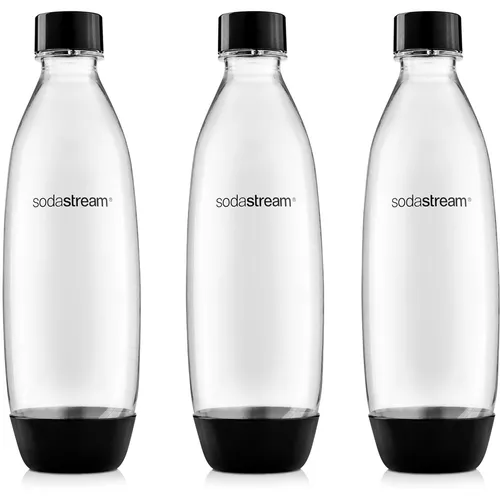 SodaStream Butelka Fuse 3Pack 1 l, czarny