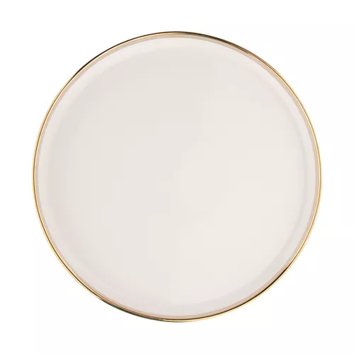 Altom Talerz porcelanowy Palazzo 26 cm,  biały