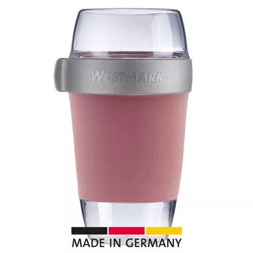 Westmark Trzyczęściowy pojemnik na żywność, 1150 ml, różowy