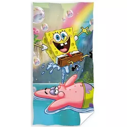 Ręcznik kąpielowy dla dzieci Sponge Bob Wodotrysk, 70 x 140 cm