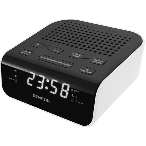 Sencor SRC 136 WH Radiobudzik, biały