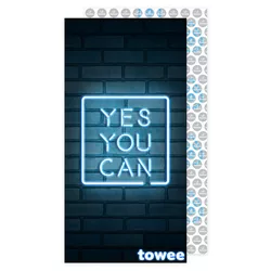 Towee Ręcznik szybkoschnący YES YOU CAN, 50 x 100 cm