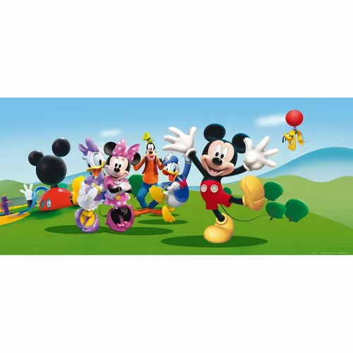 Fototapeta dziecięca Mickey Mouse i przyjaciele, 202 x 90 cm