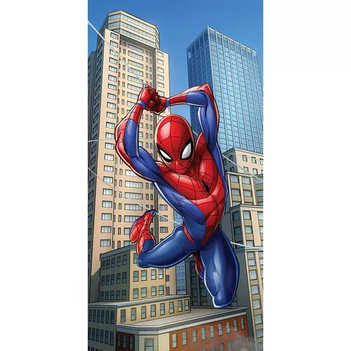 Ręcznik kąpielowy dla dzieci Spider-Man Operation Silver, 70 x 140 cm