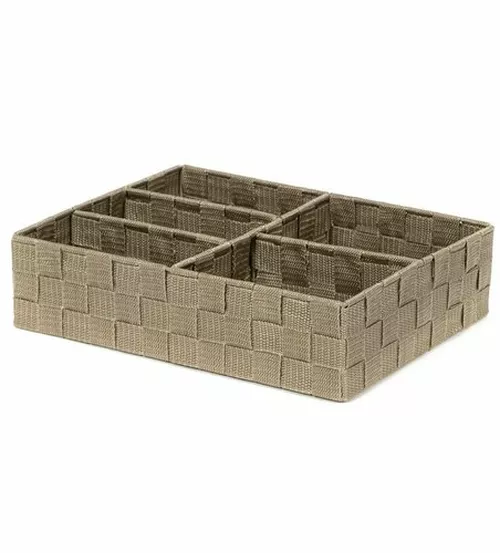 Compactor Organizer na bieliznę i dodatki TEX 32 x 25 x 8 cm, taupe