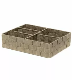 Compactor Organizer na bieliznę i dodatki TEX 32 x 25 x 8 cm, taupe