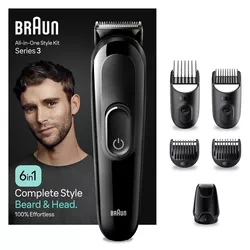 Braun MGK 3410 Black zestaw do stylizacji dla mężczyzn