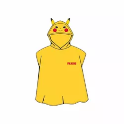 Dziecięce poncho Pokemon Wybieram Pana Pikachu, 50 x 115 cm