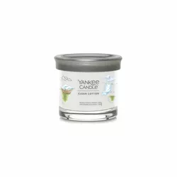 Yankee Candle świeczka zapachowa Signature Tumbler w szkle mała Clean Cotton, 122 g