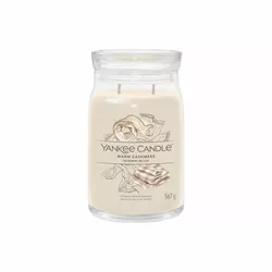 Yankee Candle świeczka zapachowa Signature w szkle duża Warm Cashmere, 567 g