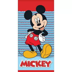 Ręcznik kąpielowy dla dzieci Mickey Mouse Zawsze z uśmiechem, 70 x 140 cm