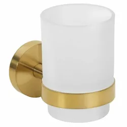 Sapho XR903GB X-Round Gold szklanka, szkłomleczne/złoty